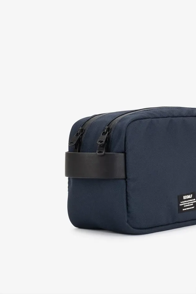 WomenMen Navy Blue Vanity Toiletry Bag Ecoalf Toiletry Bags
