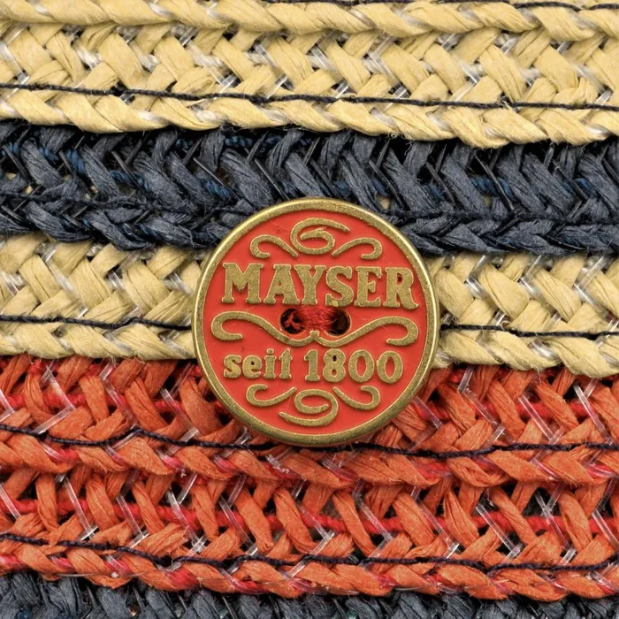 WomenMen Straw Hats Mayser Jerome Trilby Straw Hat Bluebeige WomenMen Straw Hats Mayser Jerome Trilby Straw Hat Bluebeige