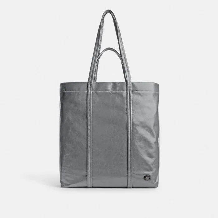 WomenMen Totes and Carryalls Coach Hall Tote Grey Blue