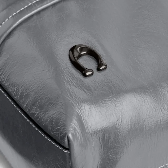 WomenMen Totes and Carryalls Coach Hall Tote Grey Blue