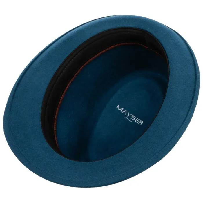 WomenMen Trilby Hats Mayser Troy Wolga Trilby Wool Hat Blue