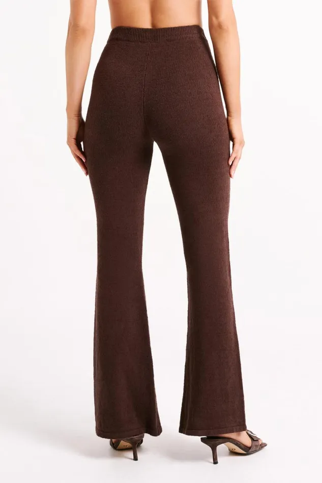 Women Meshki Bottoms Angelina Knit Pants 8211 Chocolate