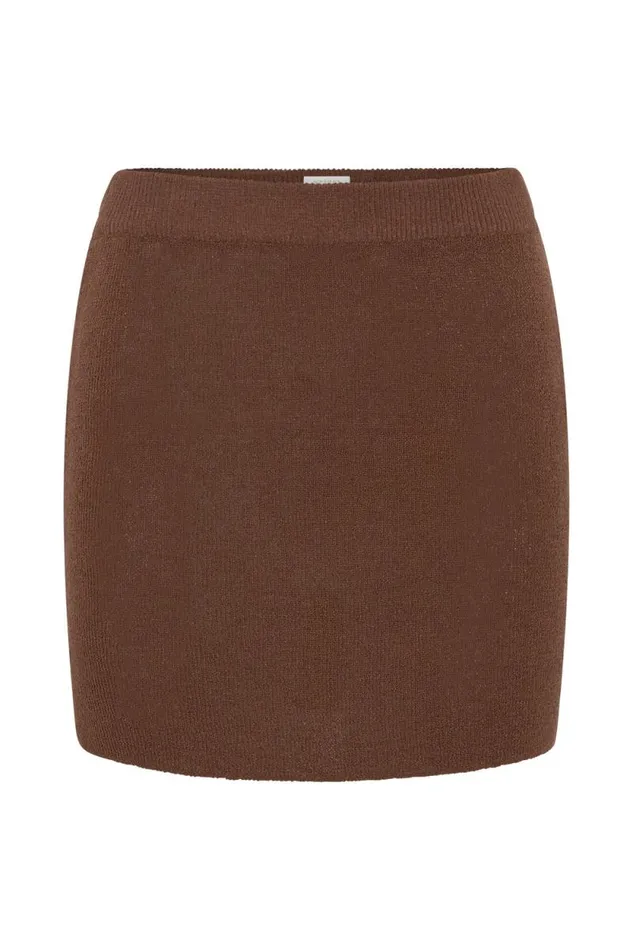 Women Meshki Bottoms Esme Knit Mini Skirt 8211 Clay