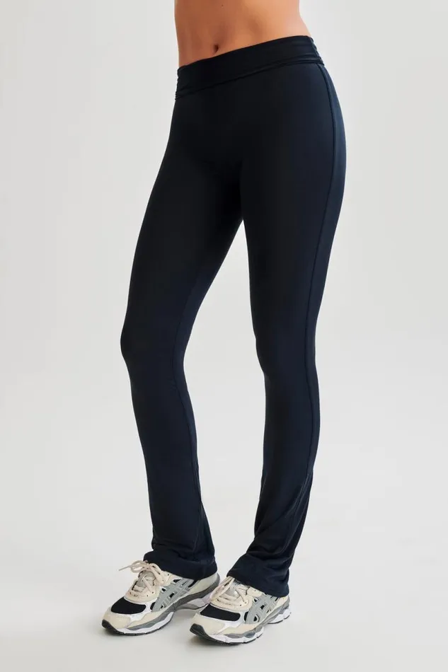 Women Meshki Bottoms Sabrina Modal Straight Leg Pant 8211 Black