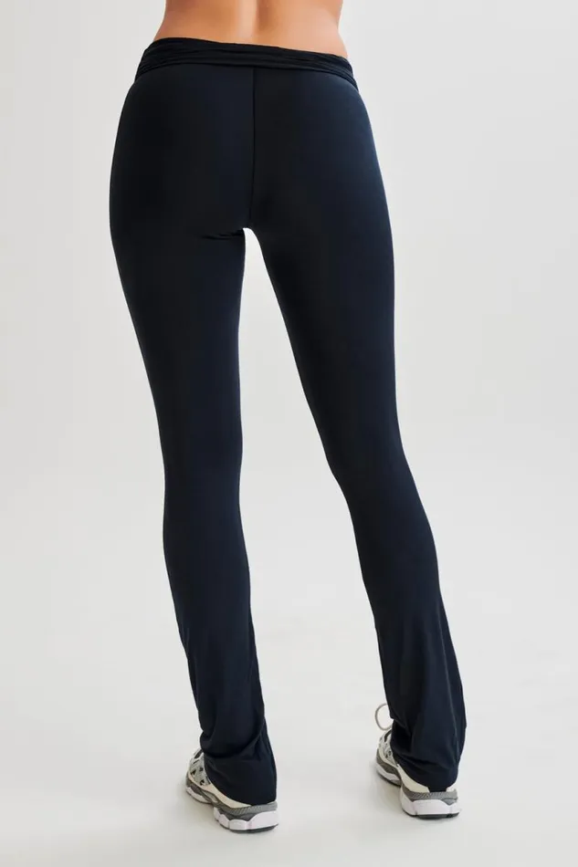 Women Meshki Bottoms Sabrina Modal Straight Leg Pant 8211 Black