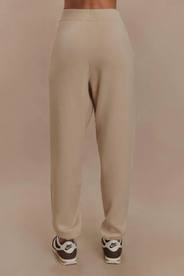 Women Meshki Bottoms Sami Knit Jogger 8211 Camel