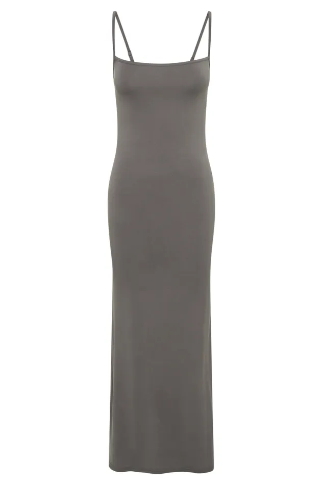 Women Meshki Dresses Cassie Modal Fishtail Maxi Dress 8211 Slate Grey