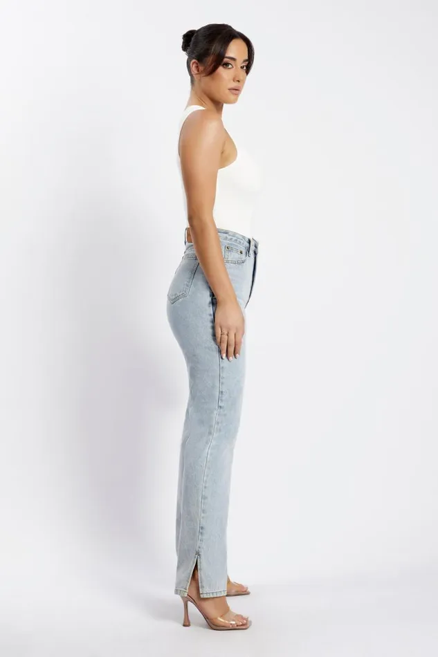 Women Meshki Tops Jordyn Tank Sleeveless Bodysuit 8211 White
