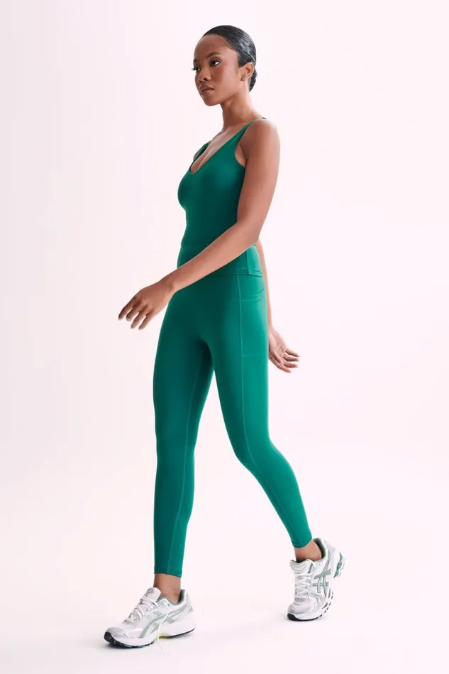 Women Meshki Tops Nadine Yoga Top 8211 Green