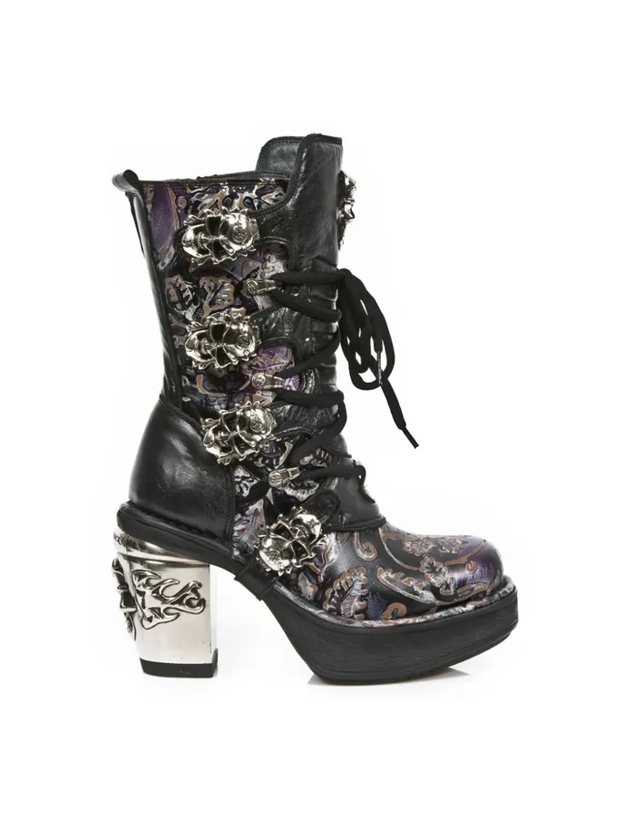 Women Metallic M8366C6 New Rock Boots