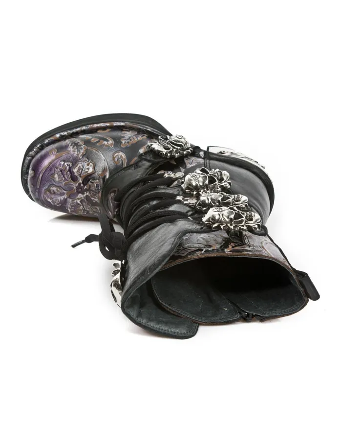 Women Metallic M8366C6 New Rock Boots Women Metallic M8366C6 New Rock Boots