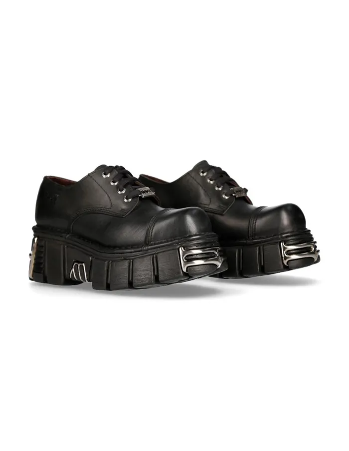 Women Metallic MNewmili03C4 New Rock Military
