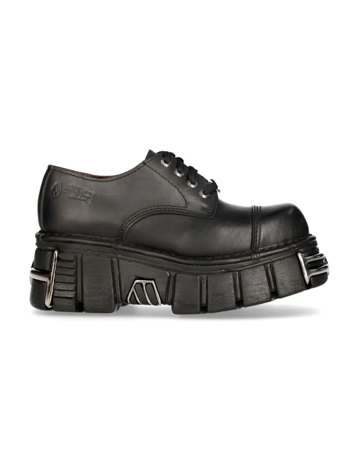Women Metallic MNewmili03C4 New Rock Military