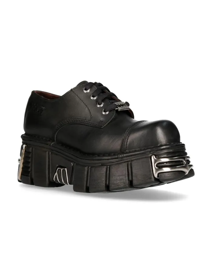 Women Metallic MNewmili03C4 New Rock Military
