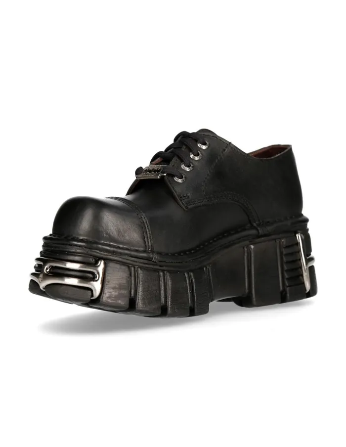 Women Metallic MNewmili03C4 New Rock Military