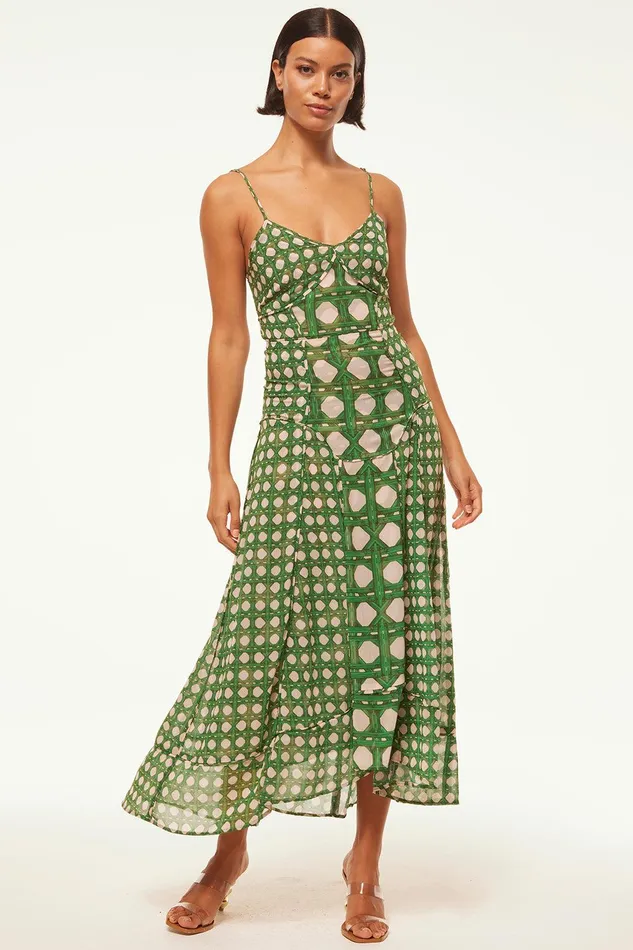 Women MISA Los Angeles Dresses MILA DRESS Rattan Tile Mix