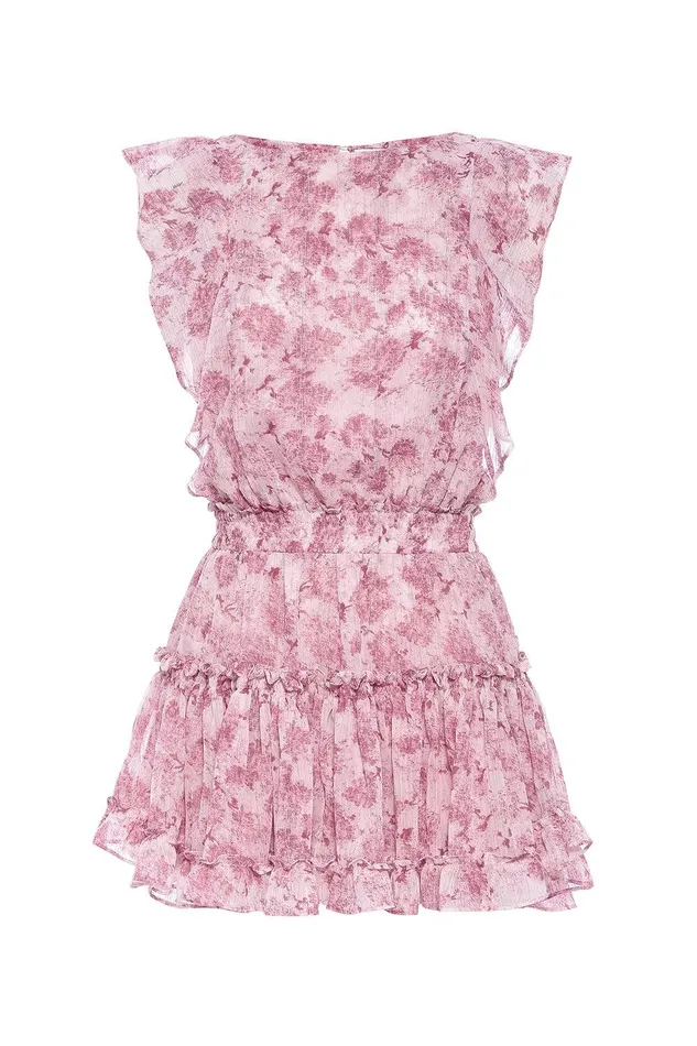 Women MISA Los Angeles Exclusives GINIA DRESS Pink Verdana