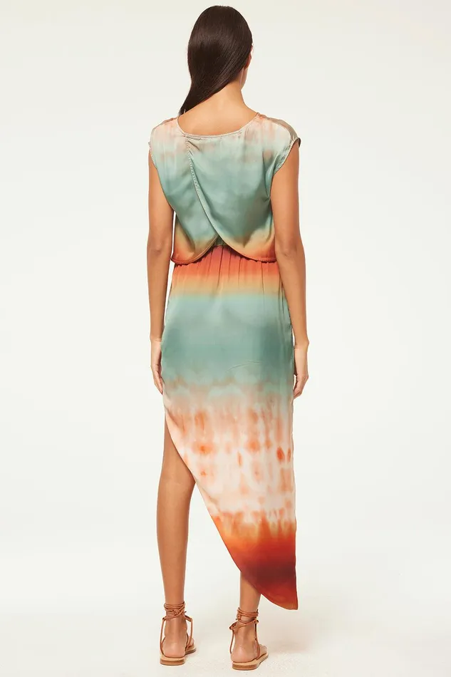 Women MISA Los Angeles Matching Sets ZENDA TOP Carnelian Ombre