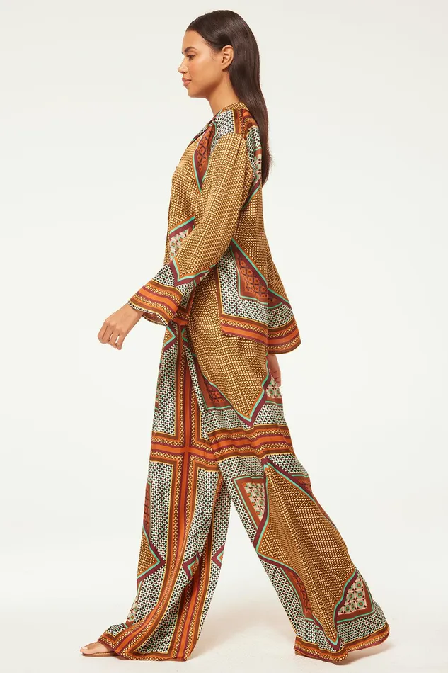 Women MISA Los Angeles Pants LEMOR PANT Positano Scarf
