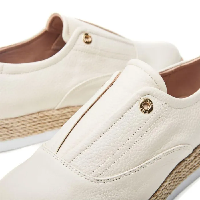 Women Moda In Pelle Casual Shoes Felicie Off White Leather