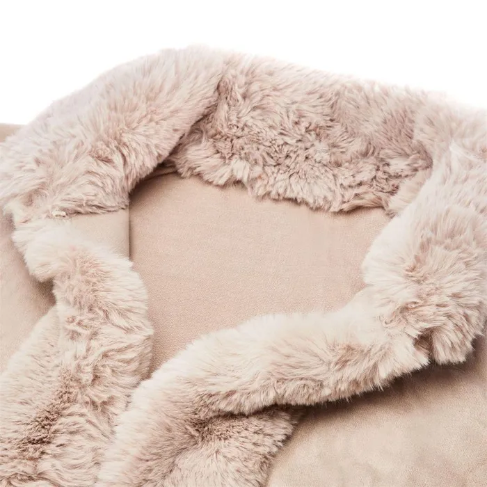 Women Moda In Pelle Clothing Frayaponcho Cream Faux Fur Women Moda In Pelle Clothing Frayaponcho Cream Faux Fur
