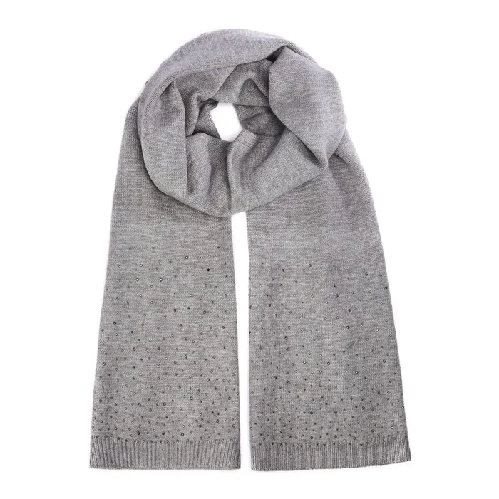 Women Moda In Pelle Gloves Praticiogiftset Grey Textile
