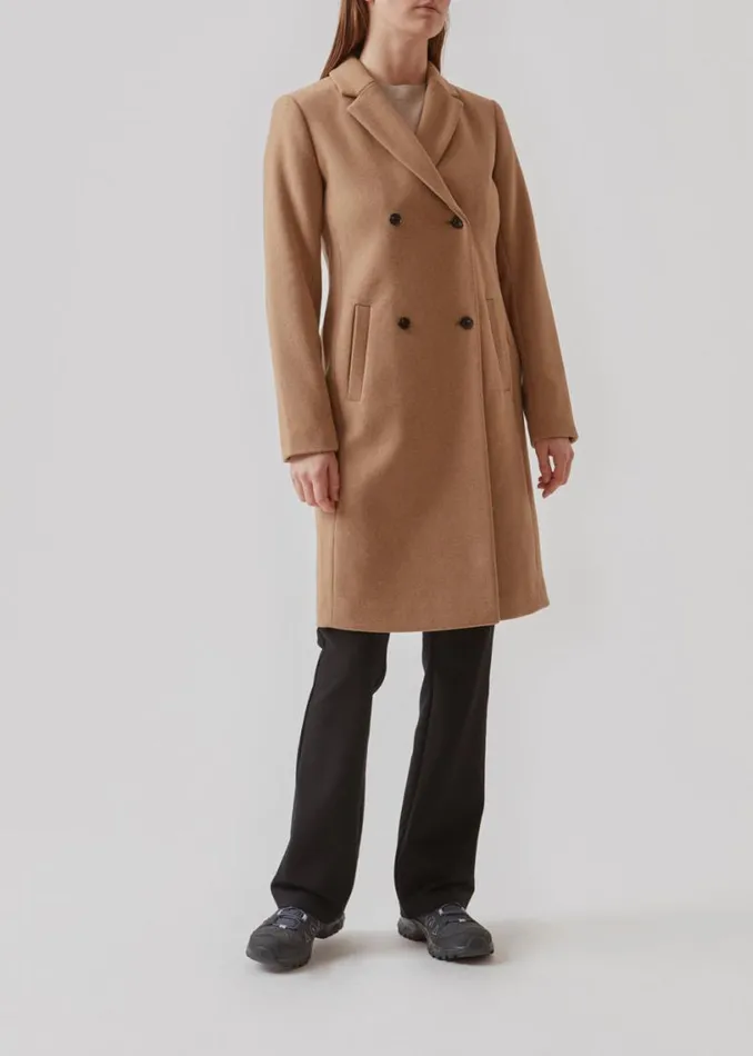Women Modstrm Coats and Jackets Odelia Coat Brown Sugar