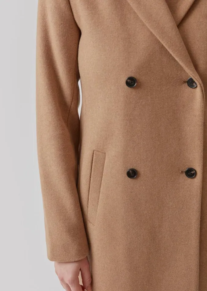 Women Modstrm Coats and Jackets Odelia Coat Brown Sugar