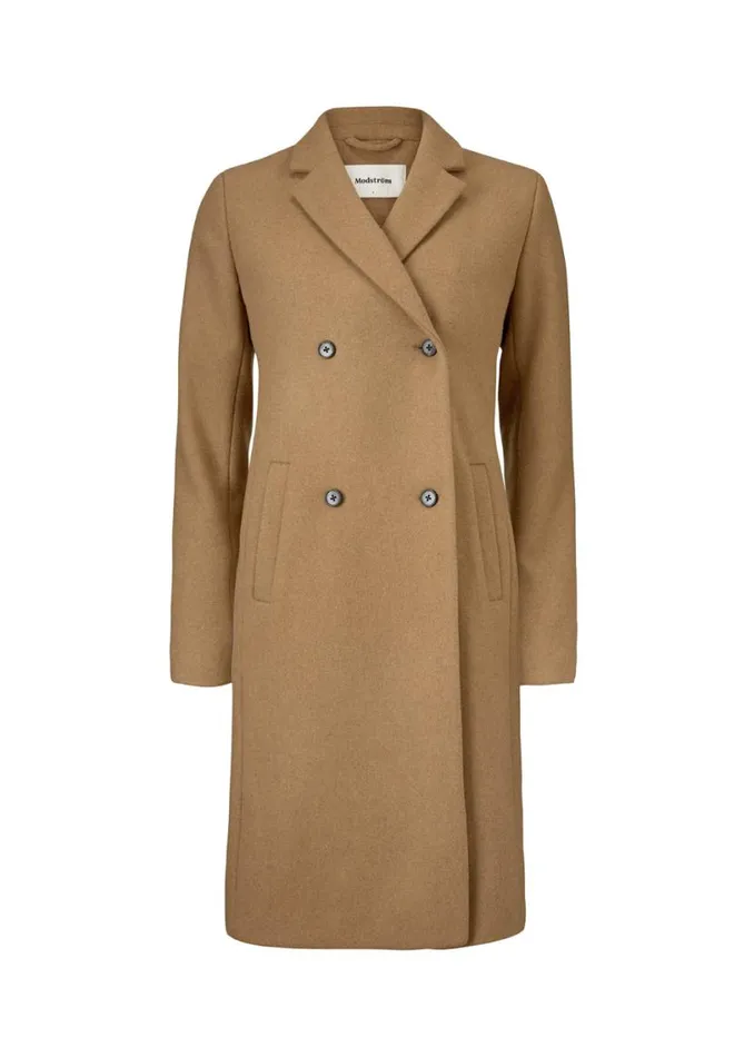 Women Modstrm Coats and Jackets Odelia Coat Brown Sugar