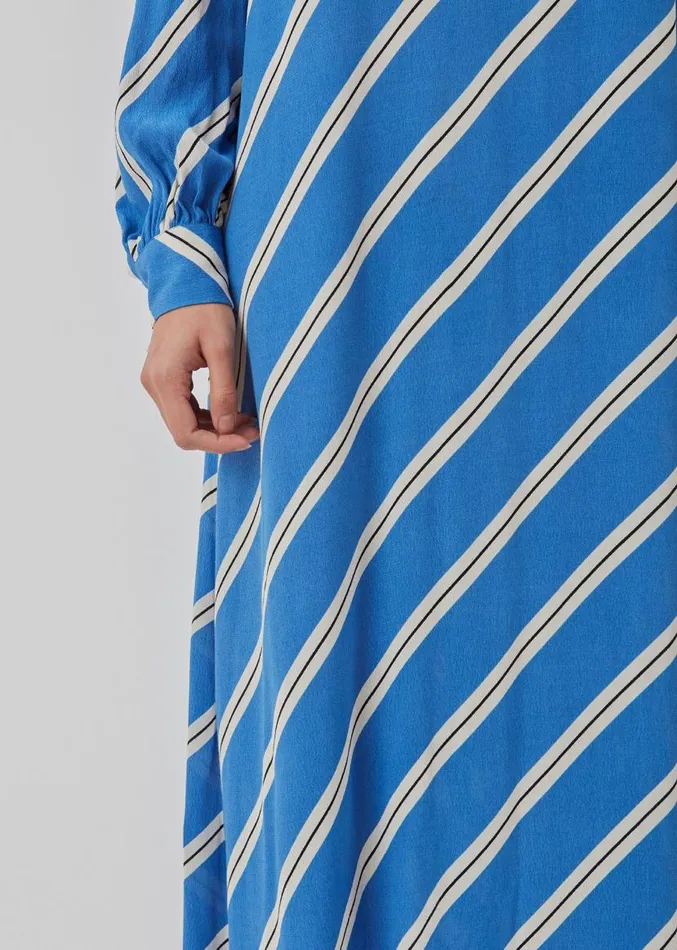 Women Modstrm Dresses CenniMD Print Dress Azure Stripe