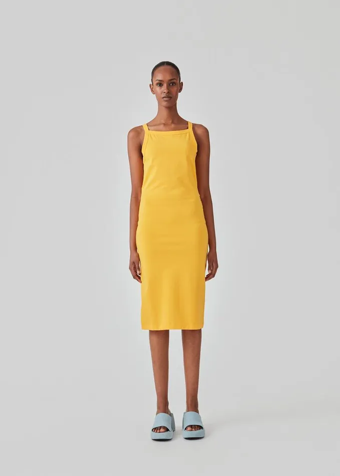 Women Modstrm Dresses DaeMD Dress Gold Fusion
