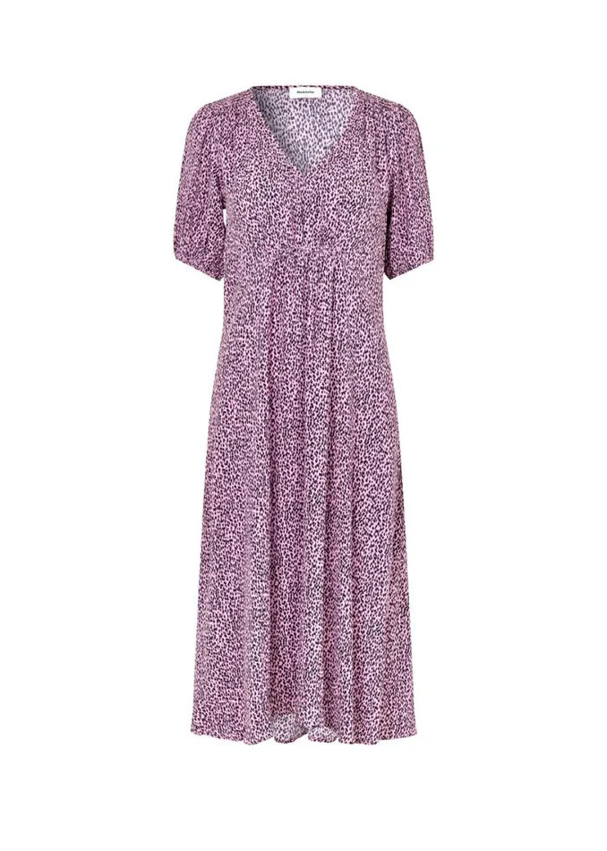 Women Modstrm Dresses Idalina Print Dress Rose Leo Dot