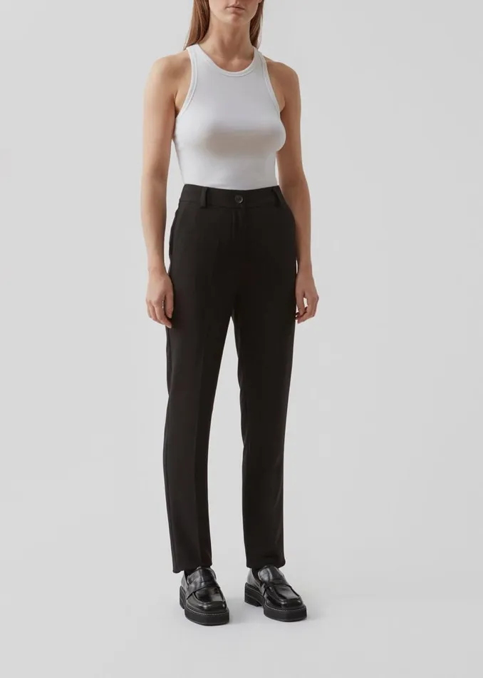 Women Modstrm Pants and Leggings Gale Straight Pants Black
