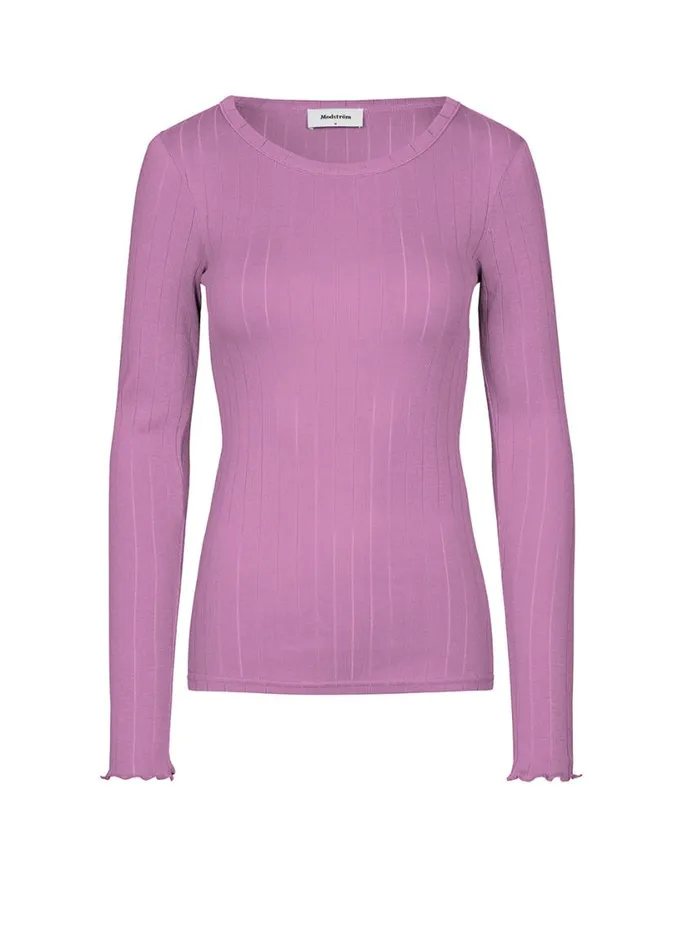 Women Modstrm TShirts Issy LS Tshirt Pale Grape