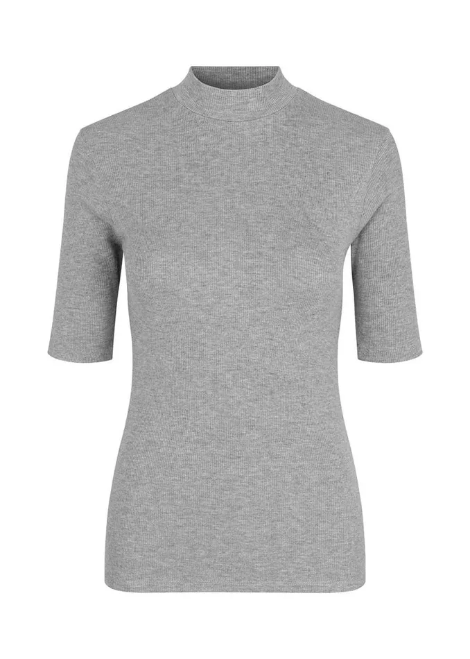 Women Modstrm TShirts Krown Tshirt Grey Melange
