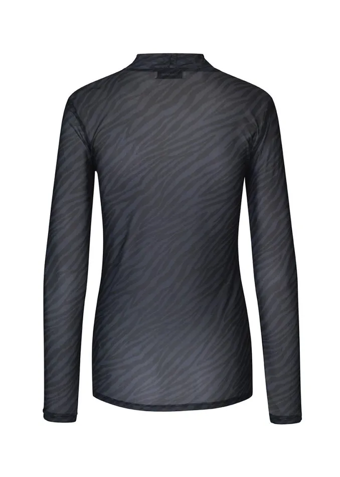 Women Modstrm Tops AylaMD Print Top Rainy Zebra Women Modstrm Tops AylaMD Print Top Rainy Zebra