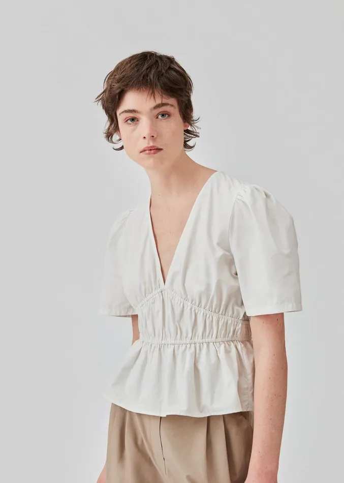 Women Modstrm Tops DeenMD Top Soft White