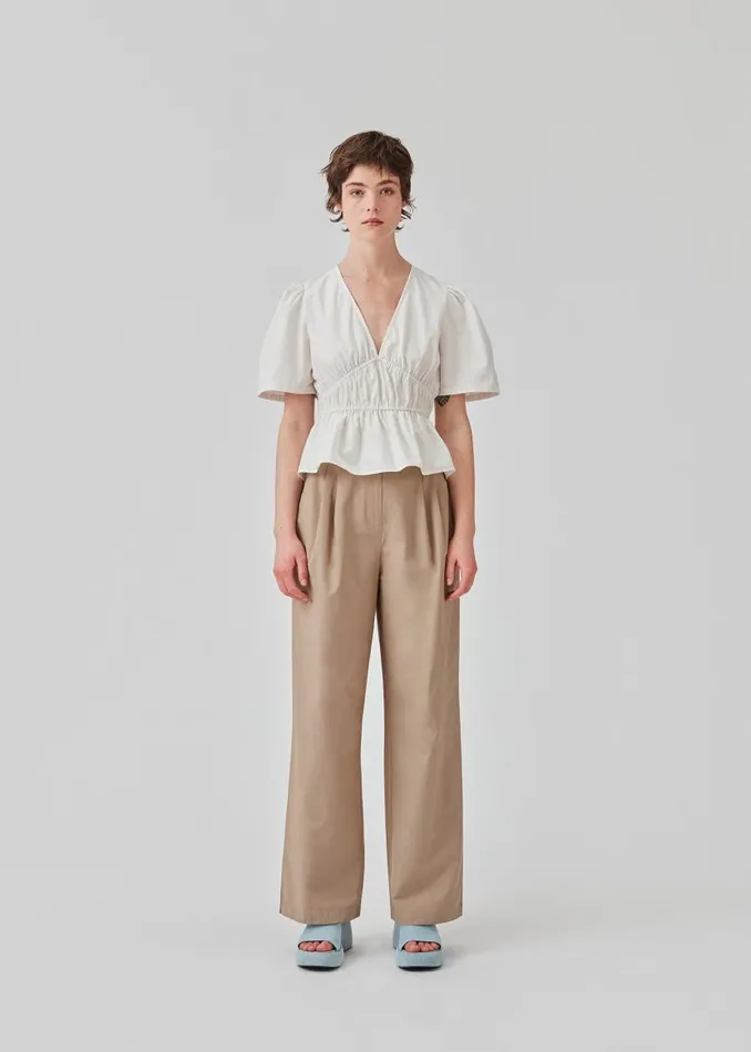 Women Modstrm Tops DeenMD Top Soft White