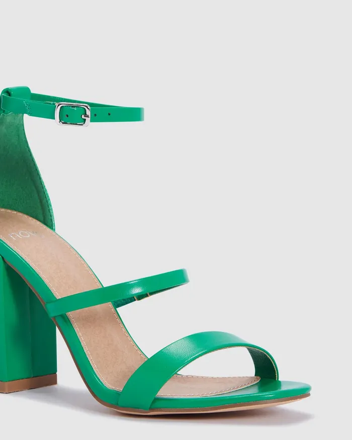 Women MONTAGUE GREEN Block Heels Block Heels NOVO Shoes Women MONTAGUE GREEN Block Heels Block Heels NOVO Shoes