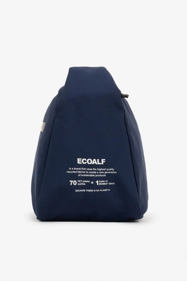 Women Navy Blue Bonded Hobo Bag Ecoalf Handbags
