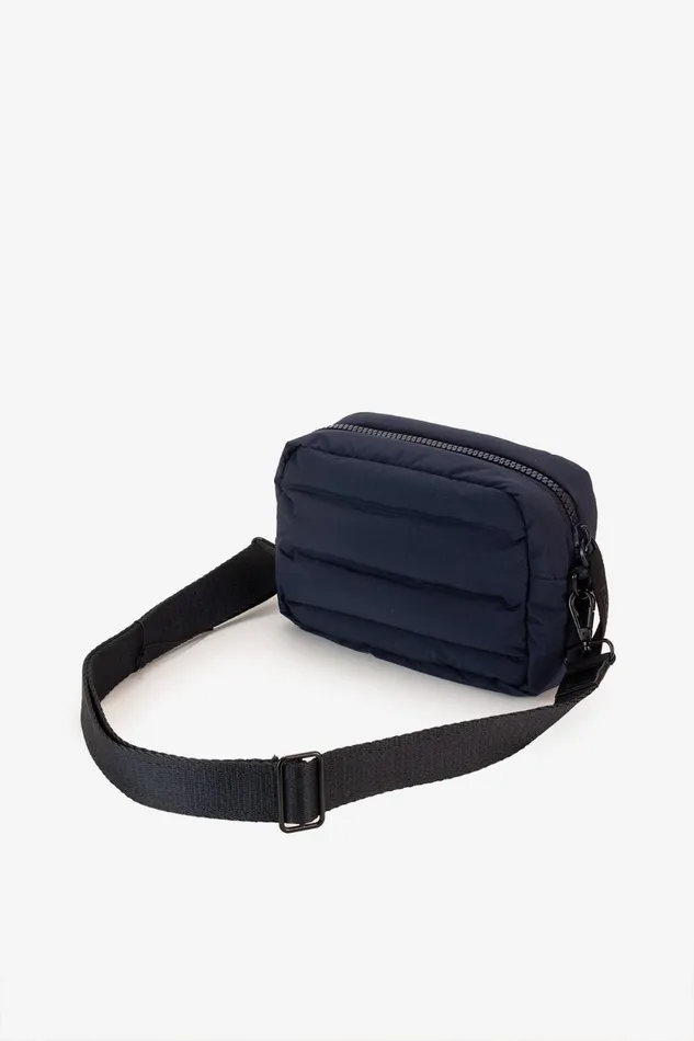 Women Navy Blue Pad Shoulder Bag Ecoalf Handbags