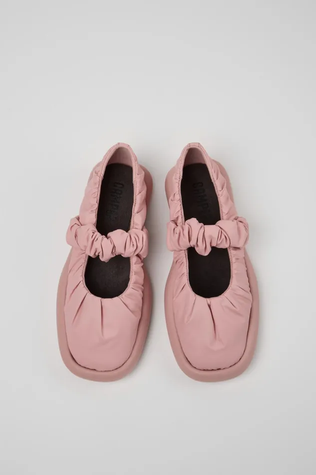 Women Onda Pink Textile Mary Jane Camper Ballerinas Women Onda Pink Textile Mary Jane Camper Ballerinas