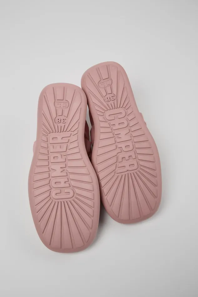 Women Onda Pink Textile Mary Jane Camper Ballerinas Women Onda Pink Textile Mary Jane Camper Ballerinas