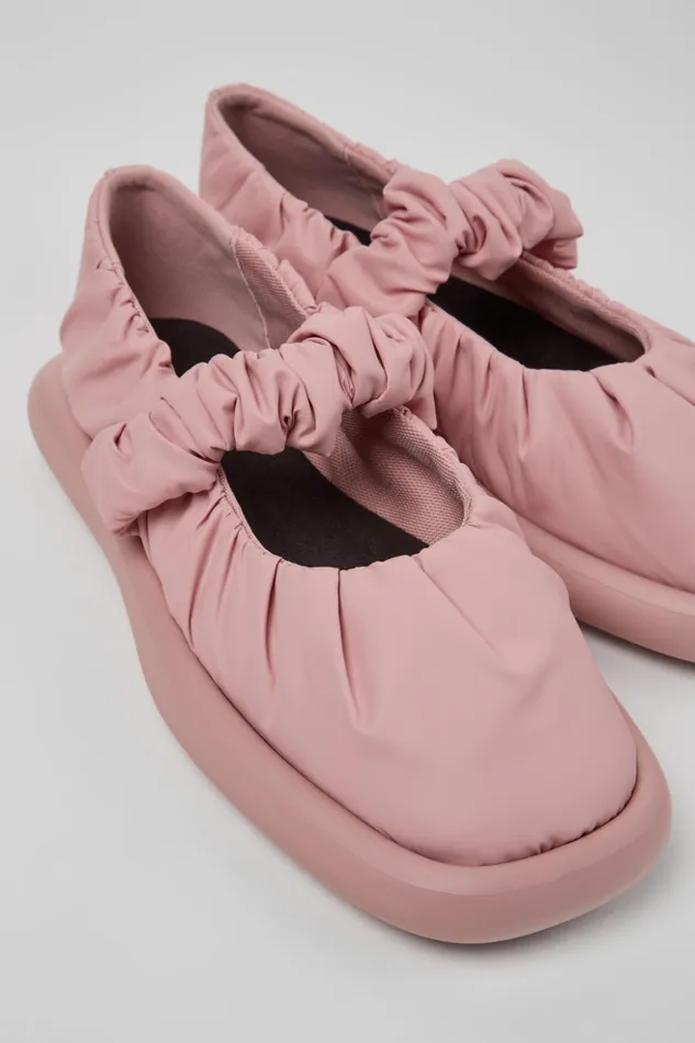 Women Onda Pink Textile Mary Jane Camper Ballerinas Women Onda Pink Textile Mary Jane Camper Ballerinas