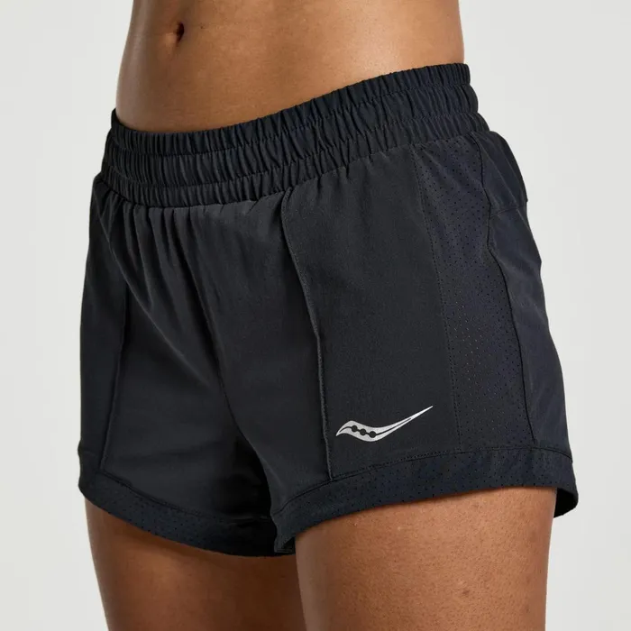 Women Outpace 3034 Short Black Saucony Bottoms