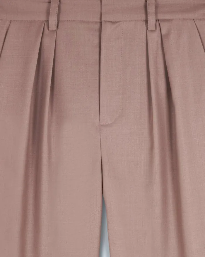 Women Pants From Future Wide Tailoring Trousers Taupe