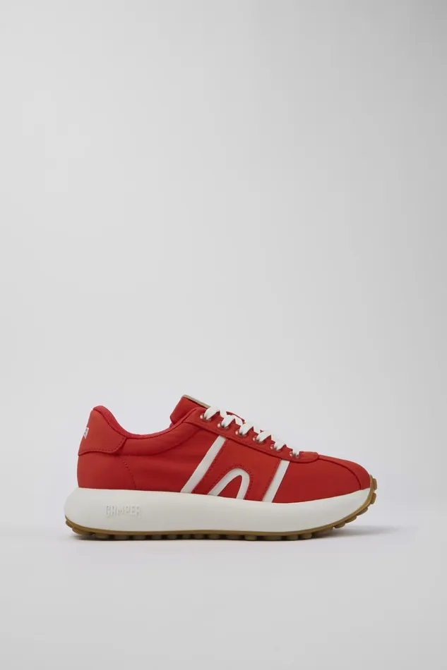 Women Pelotas Athens Red Textile Sneaker Camper Sneakers Women Pelotas Athens Red Textile Sneaker Camper Sneakers