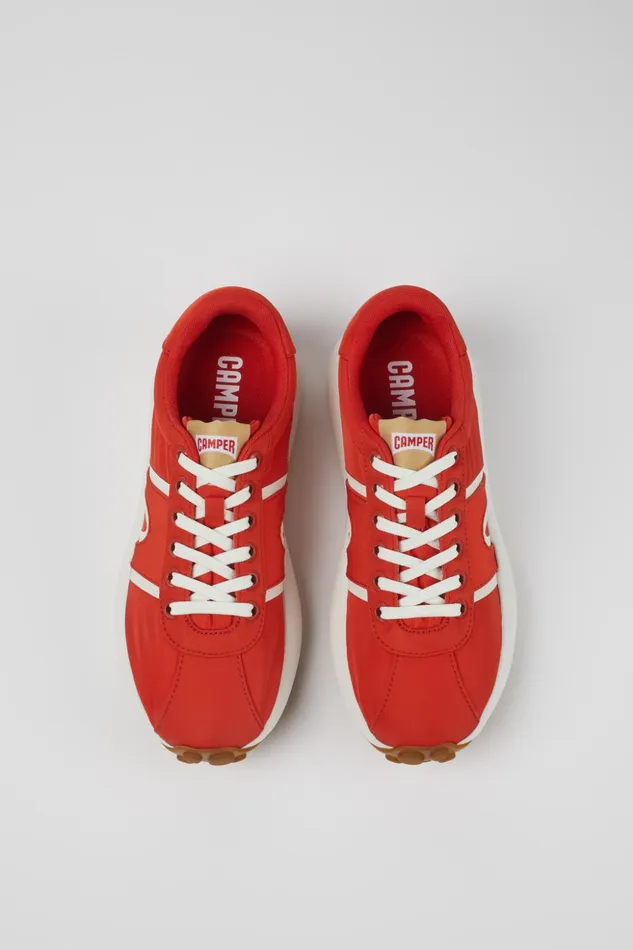 Women Pelotas Athens Red Textile Sneaker Camper Sneakers Women Pelotas Athens Red Textile Sneaker Camper Sneakers