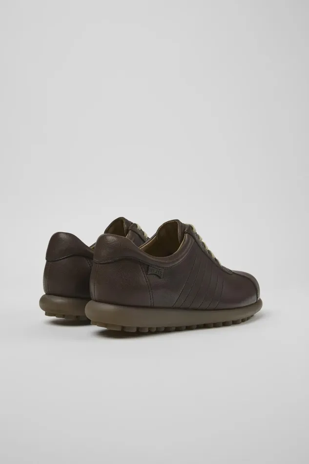 Women Pelotas Brown Leather Shoe Camper Casual Shoes Women Pelotas Brown Leather Shoe Camper Casual Shoes