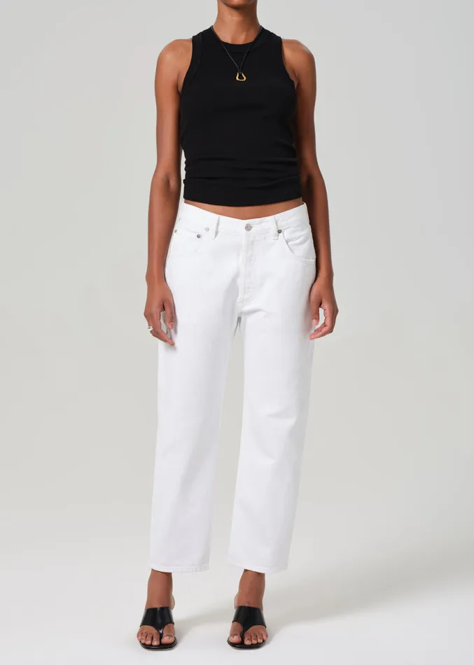 Women Petite Citizens Of Humanity Winslow Cropped Boyfriend In Canyon